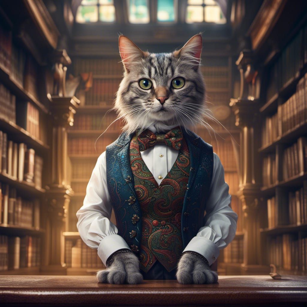 The Librarian - AI Generated Artwork - NightCafe Creator