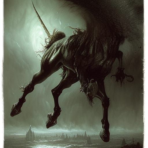 Cursed Horse - AI Generated Artwork - NightCafe Creator