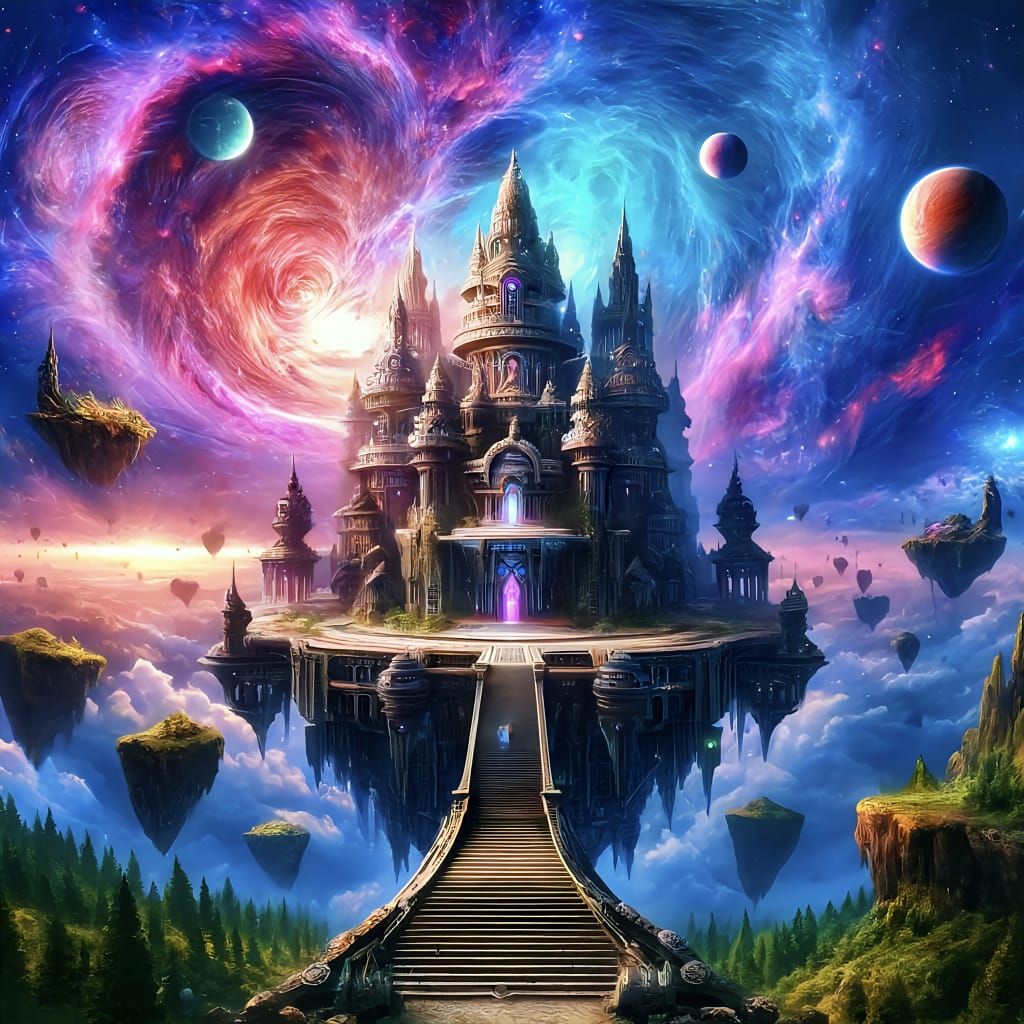 Cosmic Citadel: Stairway to the Galactic Thrones