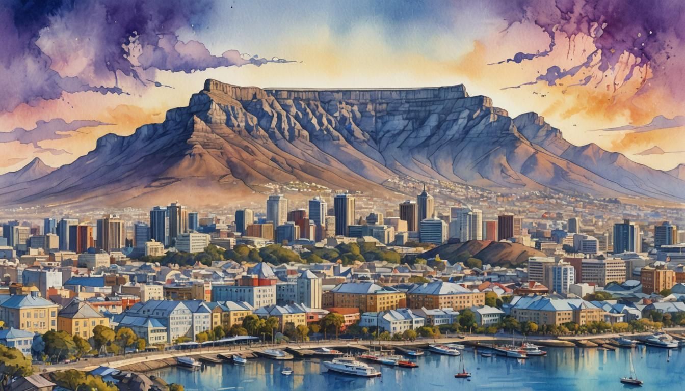 Cape Town's iconic skyline   by @AncientAardvark 