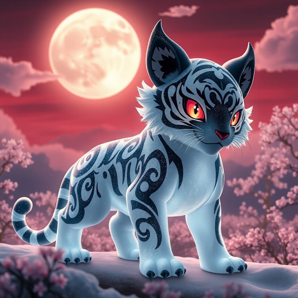 Tigermoon pokemon  by @Valentin