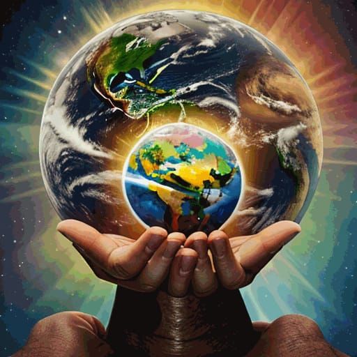 He Holds the World in His Hands