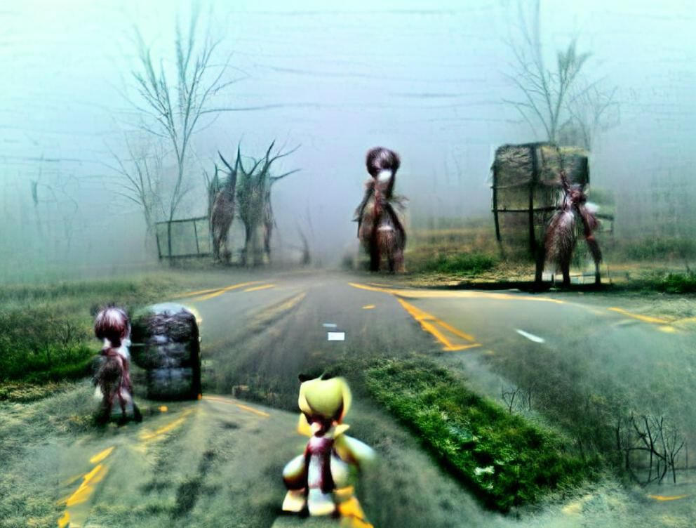 In my restless dreams...