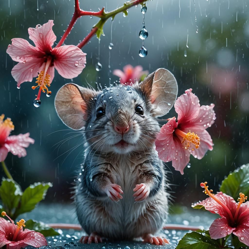Surprised by the rain  by @Zayn