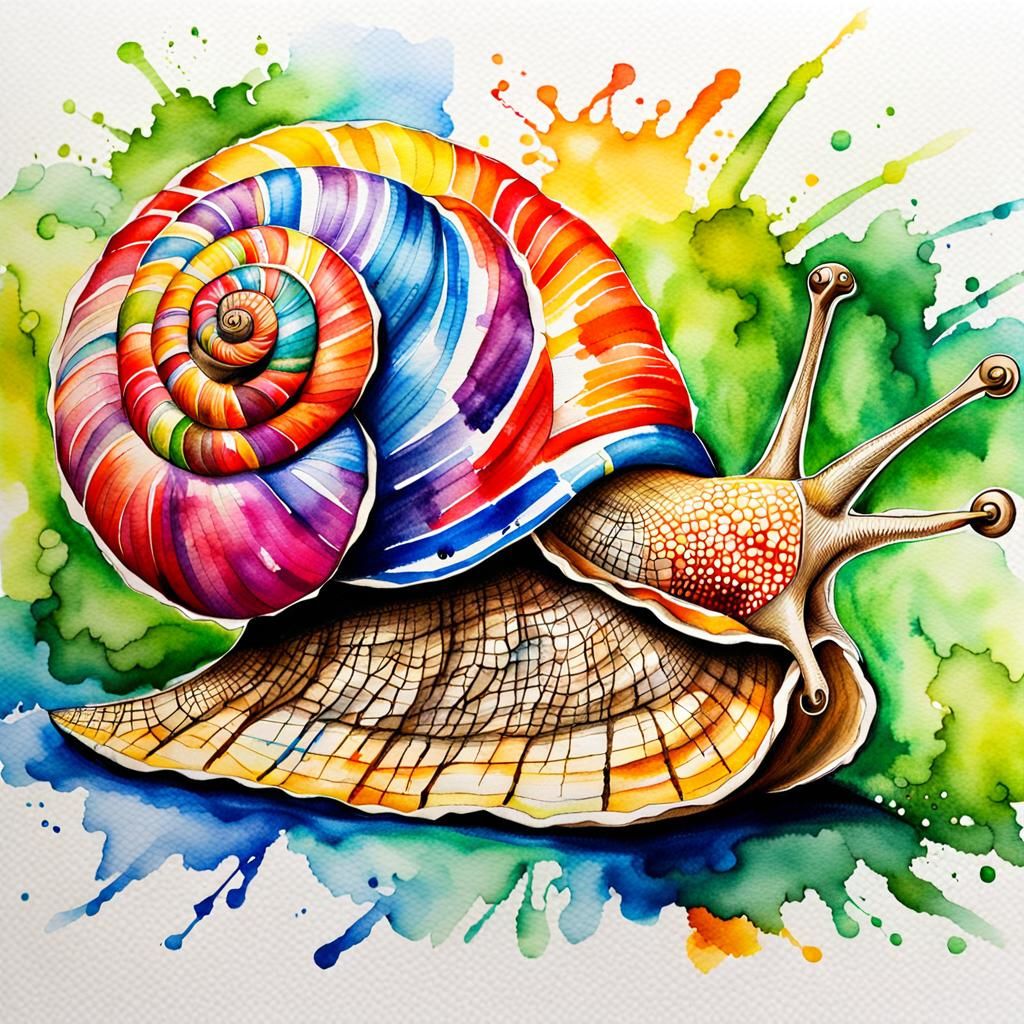 Snail - AI Generated Artwork - NightCafe Creator