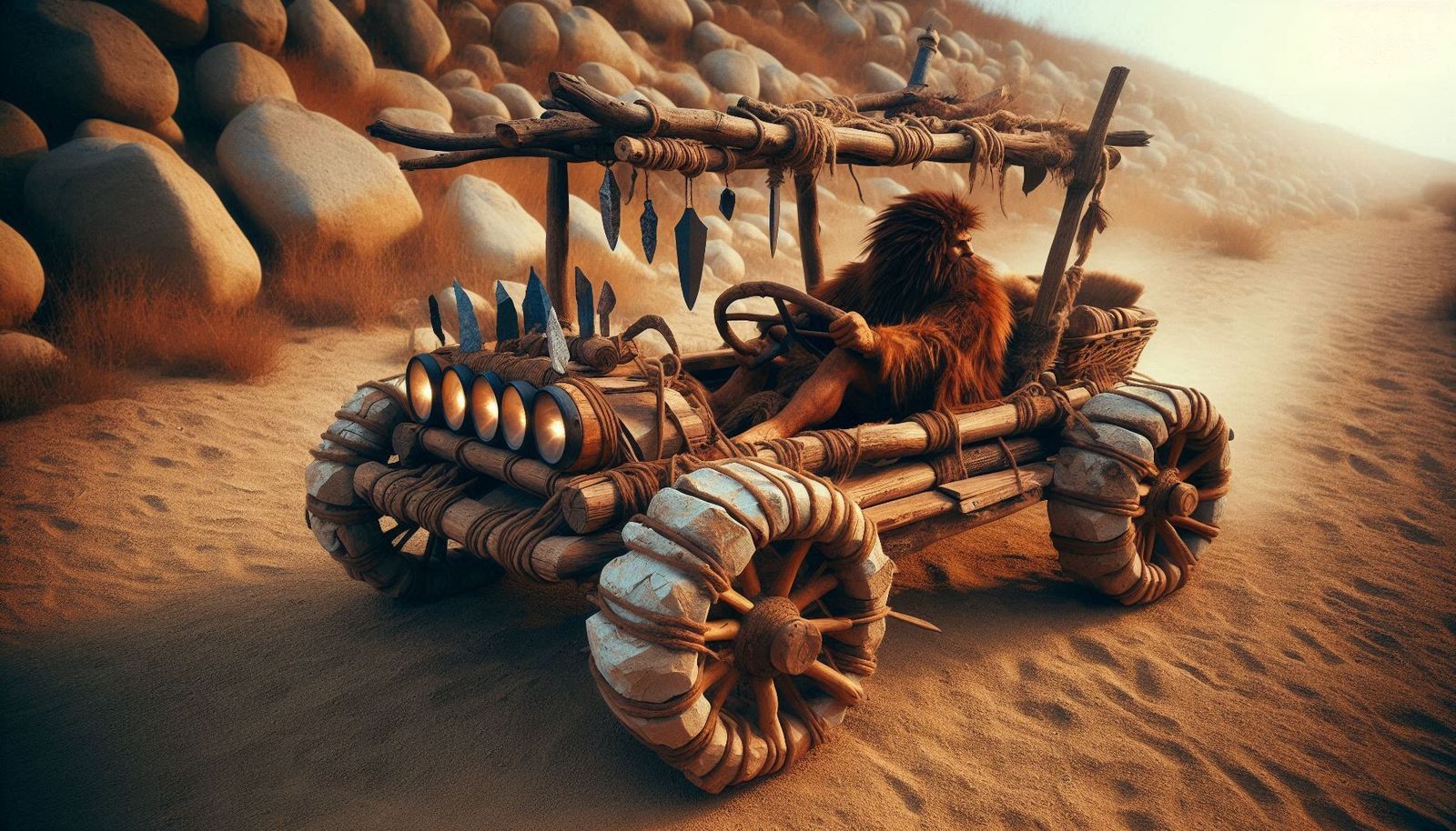 REAL history of the world:  the first slot by car  by @yoda69