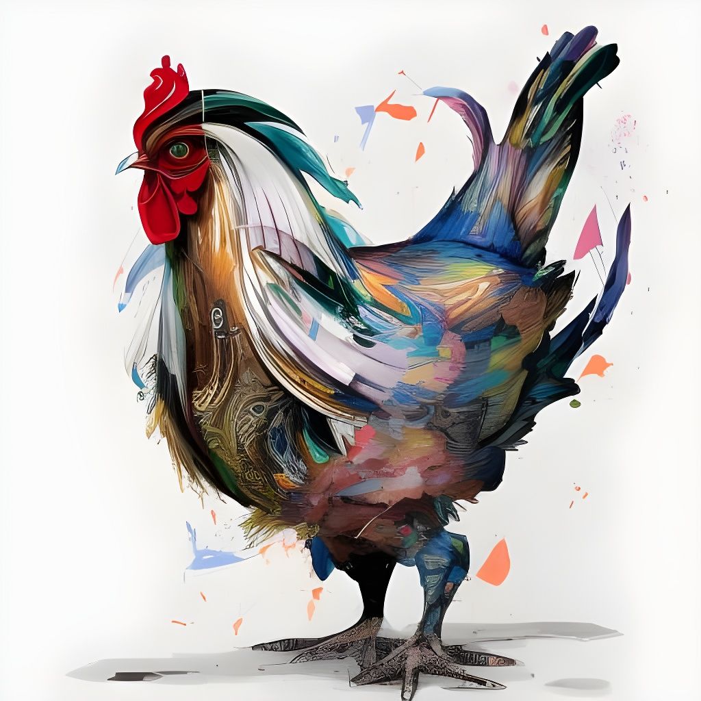 Fancy Chicken  by @Pisces Rising