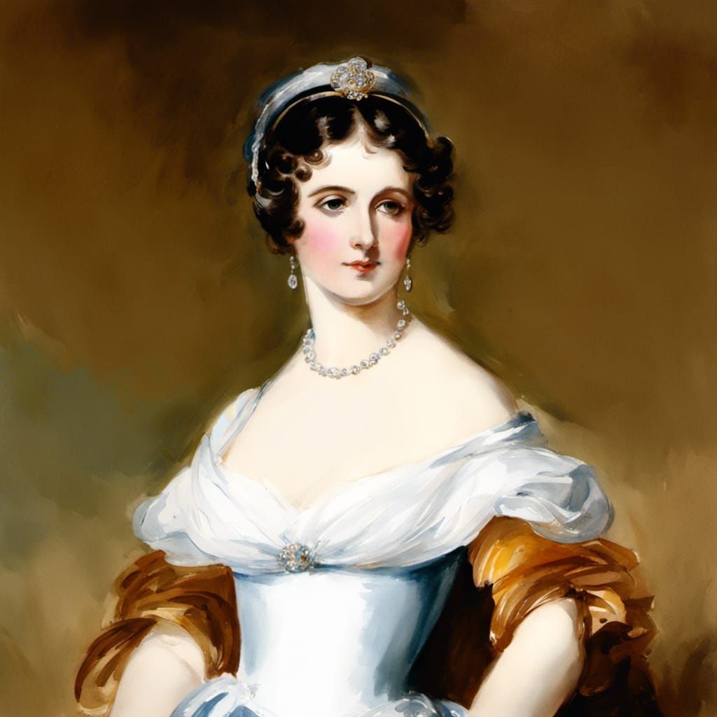 Regency lady - AI Generated Artwork - NightCafe Creator