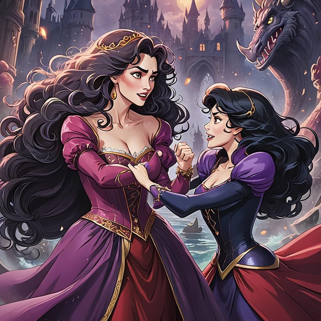 Mother Gothel versus another lady villain that was supposed ...