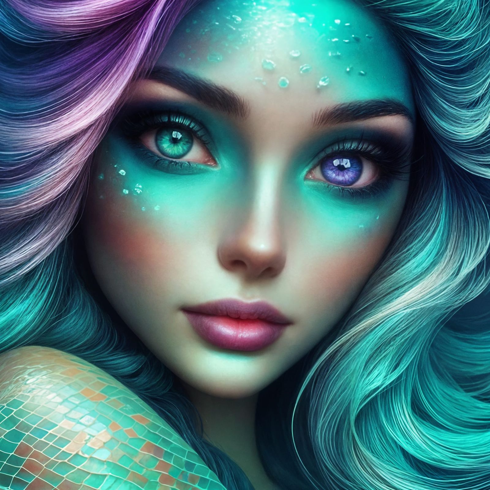 Mermaid Heterochromia