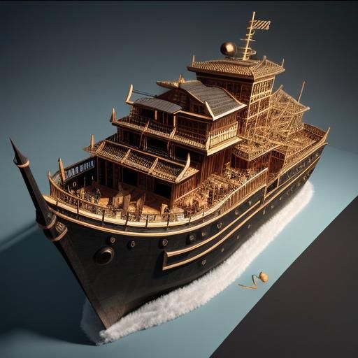 Noah’s ark.   by @Kinistino