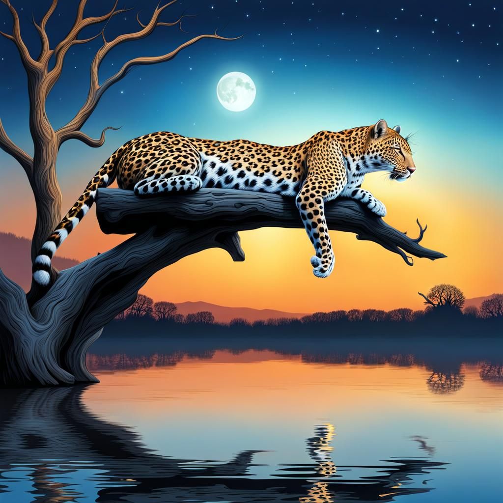 Leopard - AI Generated Artwork - NightCafe Creator