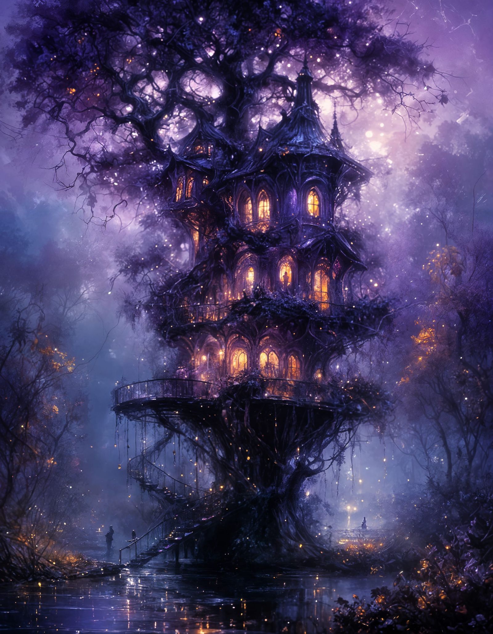 Purple Treehouse