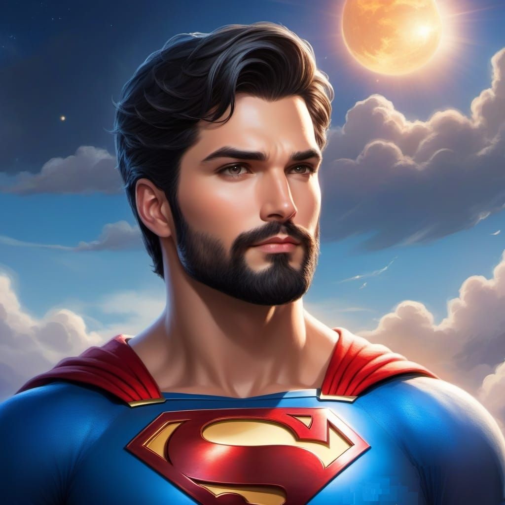 Qāl Ēl ·  Black-Bearded Superman