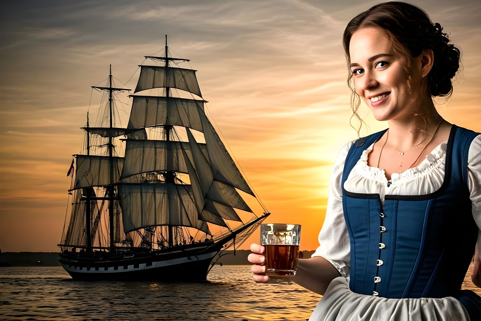 Brandy used to watch his eyes when he told his sailor stories  by @Gary Murakami