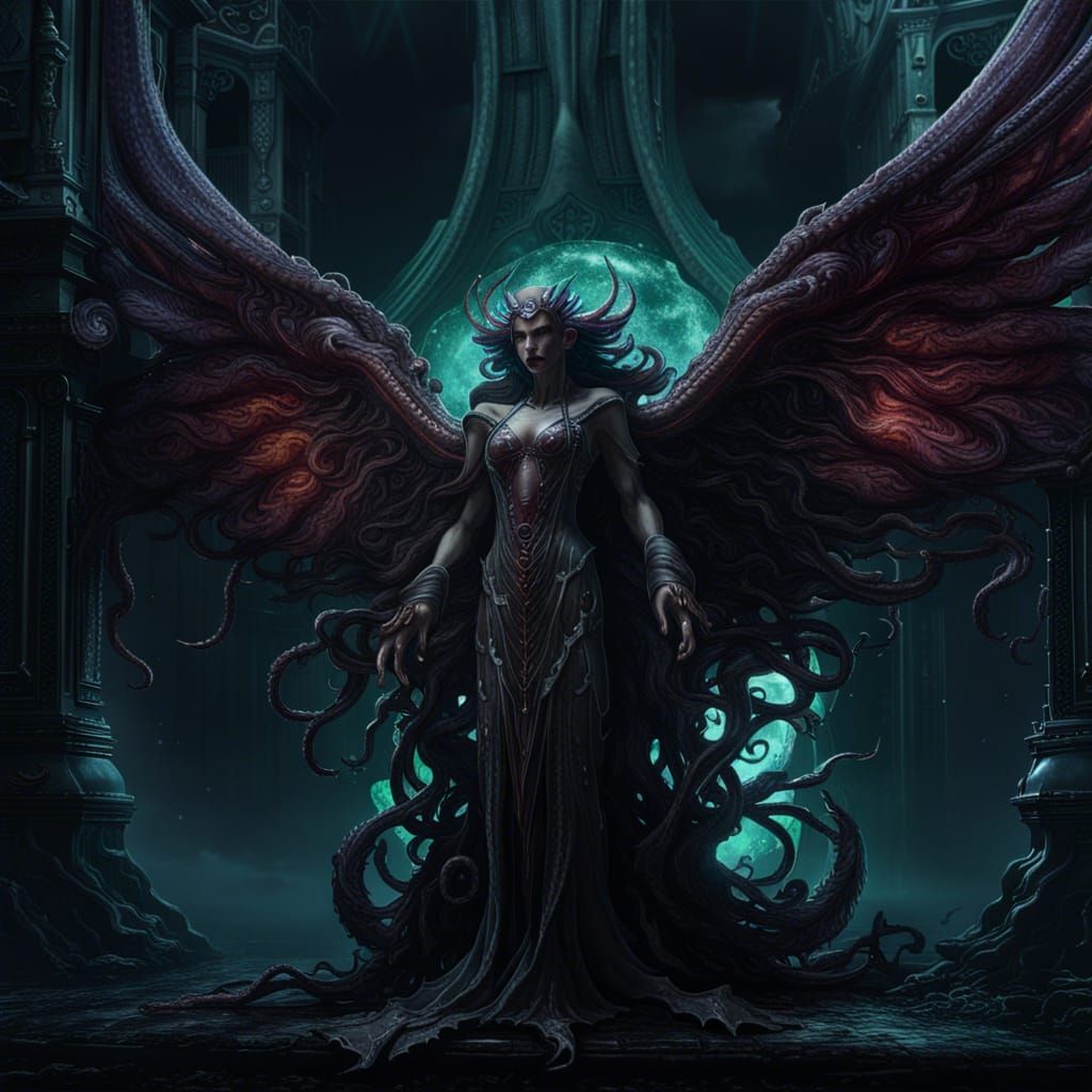 An Eldritch Angel Ai Generated Artwork Nightcafe Creator