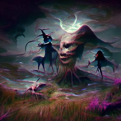 Strange land of the witches - AI Generated Artwork - NightCafe Creator