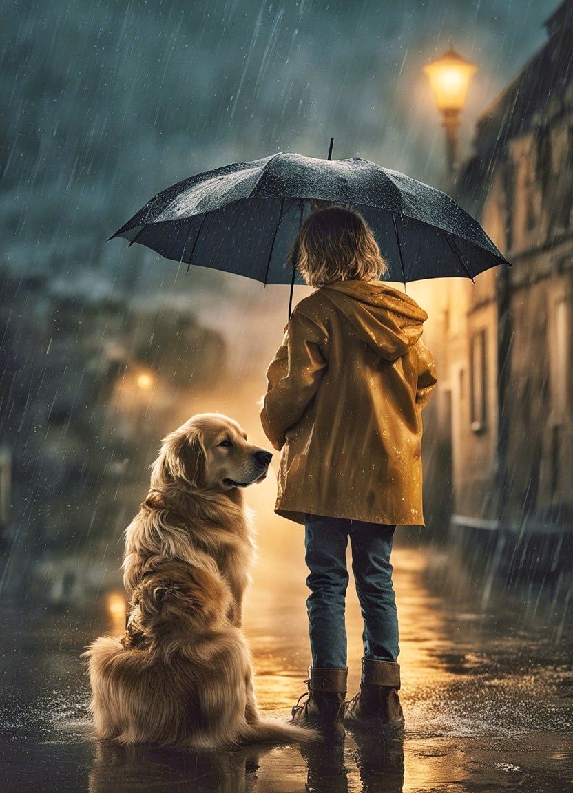 Come On Buddy... Still Raining 🐶😁😁