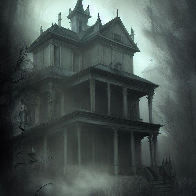 Arkham mansion - AI Generated Artwork - NightCafe Creator