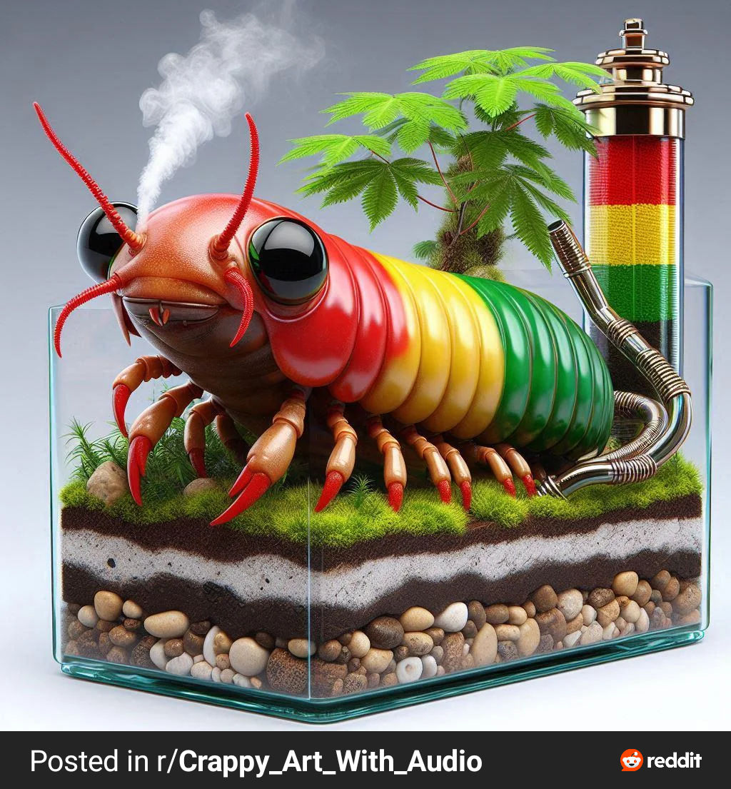 Armadillium vulgare spp rastapod