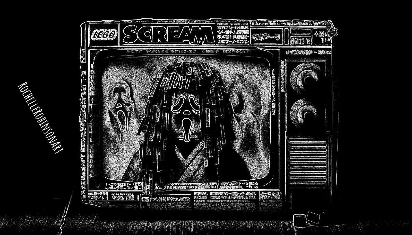 Scring The Movie! Lego Art