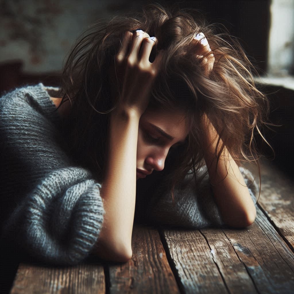 Sad thoughts  by @Karrisa