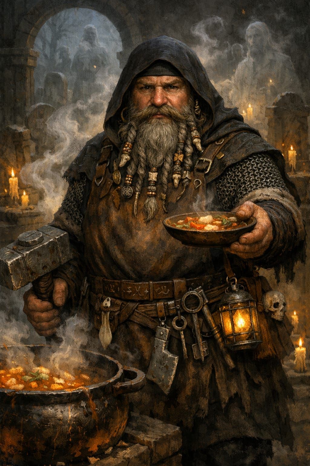 Bromlir “Last Ladle” Keggranite: Dwarven Chef- Stone Clan