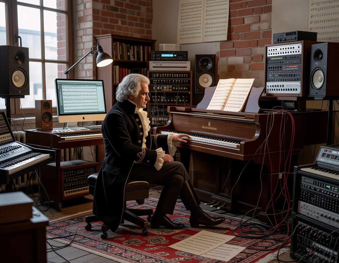 Working on Symphony No. 10  by @Myoosic