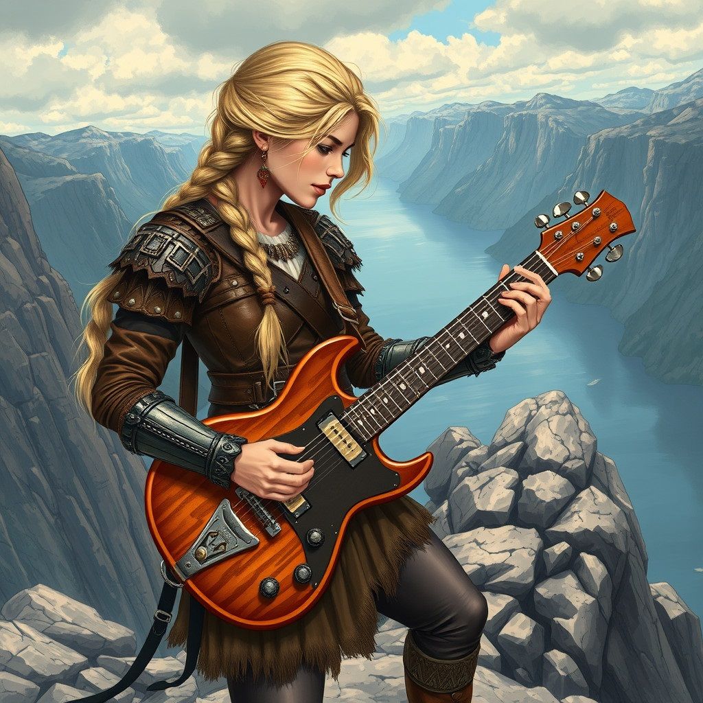 The lead guitar player for "Pink Fjord."