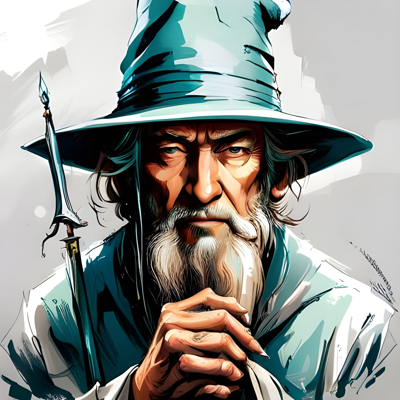 Gandalf  by @cheesepuff 