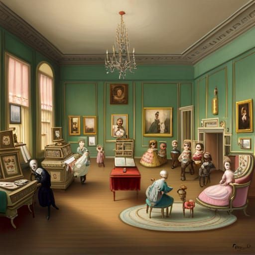 rococo classroom by Mark ryden