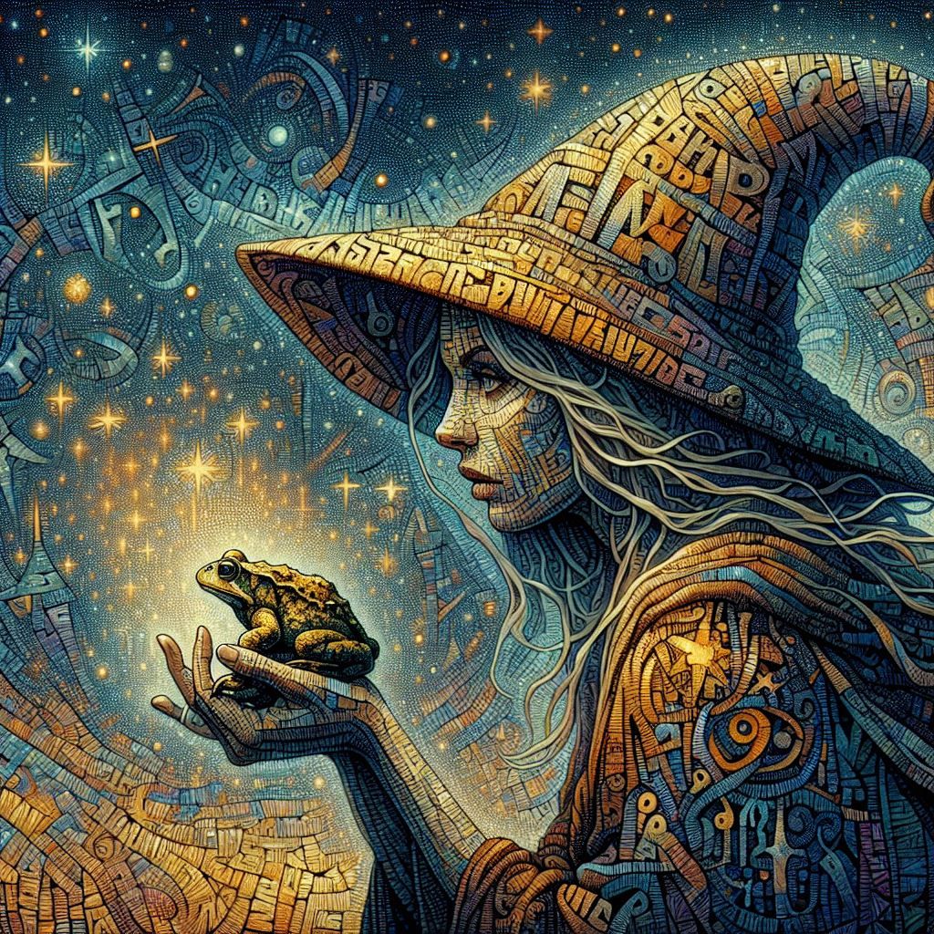 Frog Magic 🐸🧹🪄  by @WynSongByrd