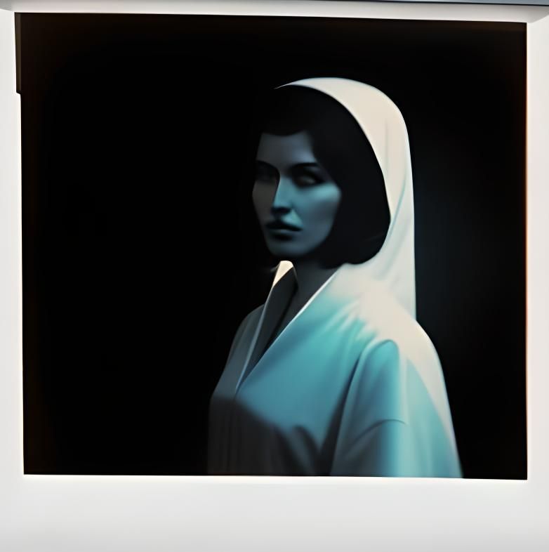 Polaroid picture of an apparition