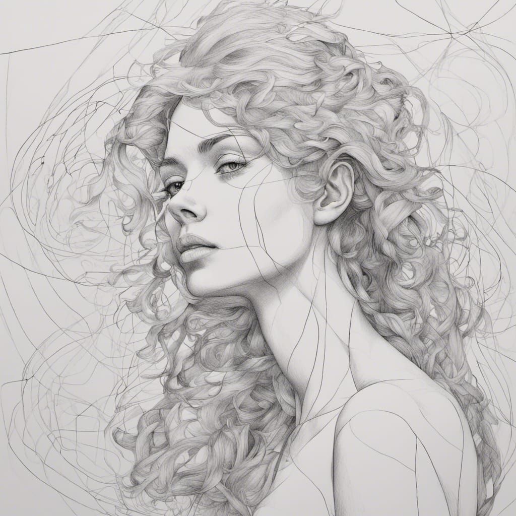 pencil drawing, line work  by @mrclueis