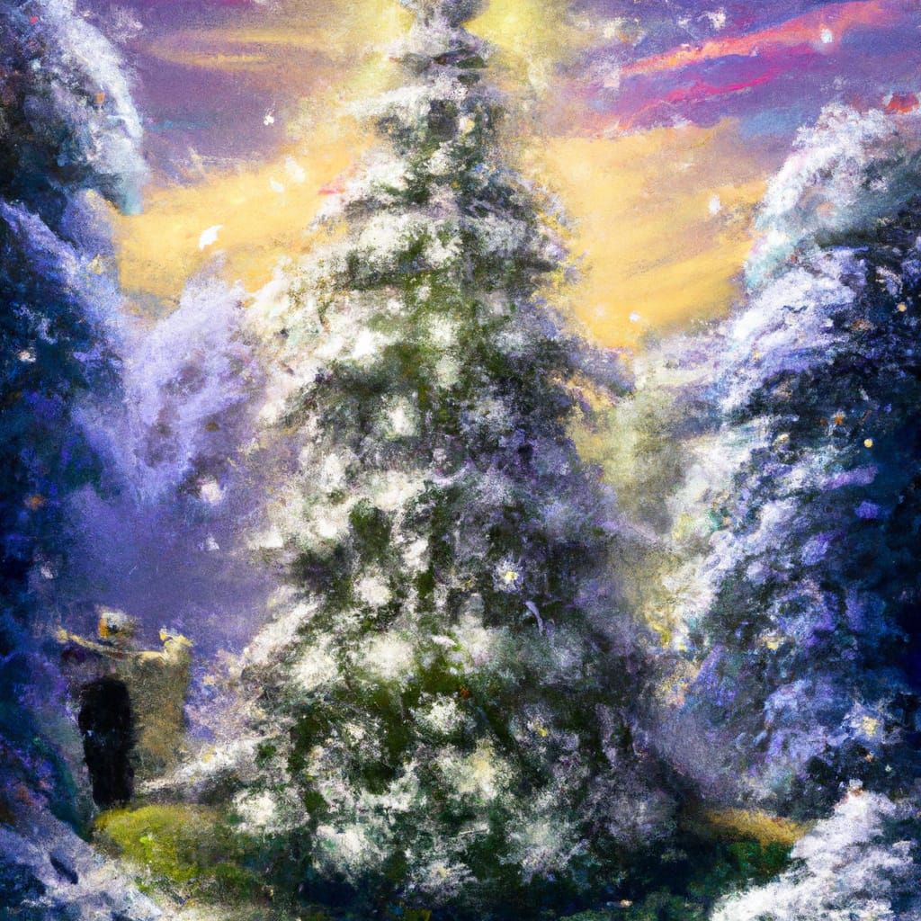 🎄Christmas tree🎄 - AI Generated Artwork - NightCafe Creator