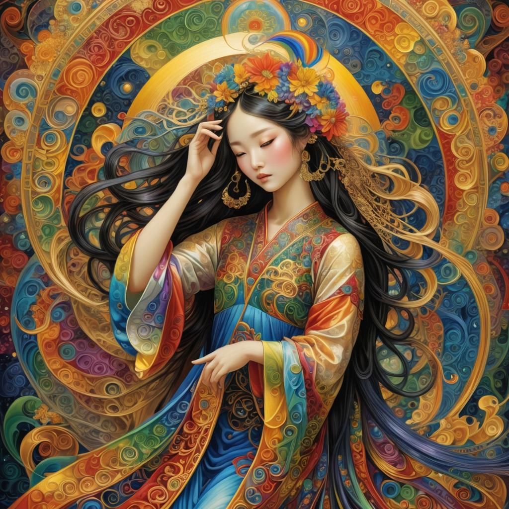 Asian angel