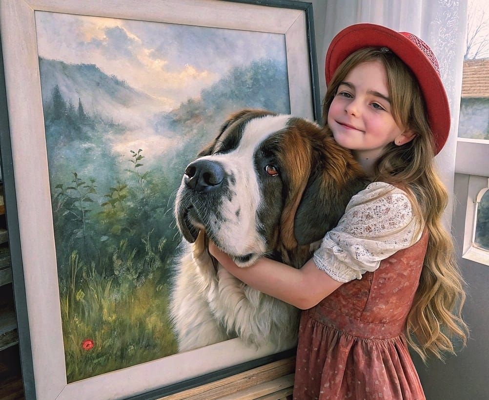 Calixto Painting 😁😜🐶