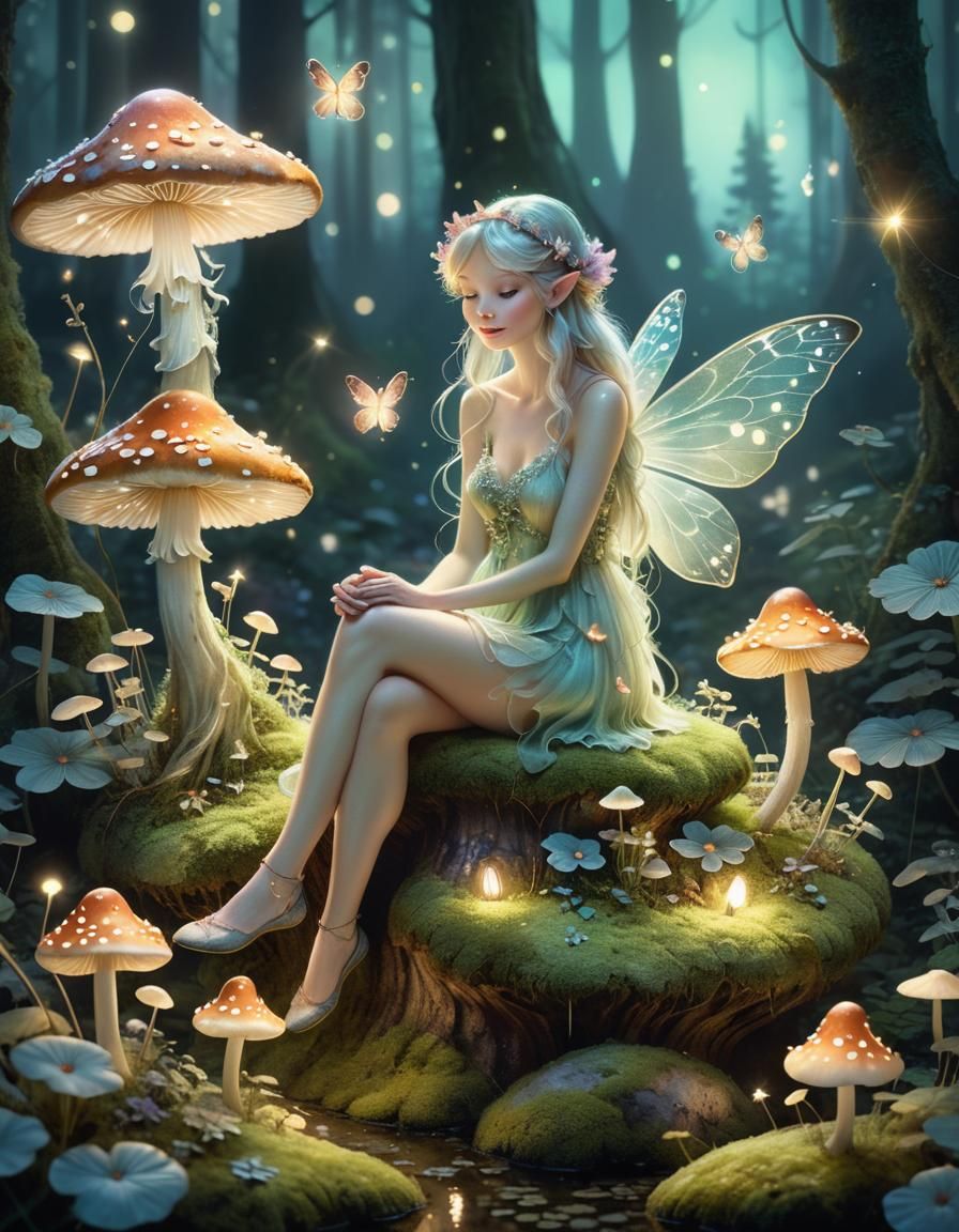 Thinker bell!   by @Hit moments