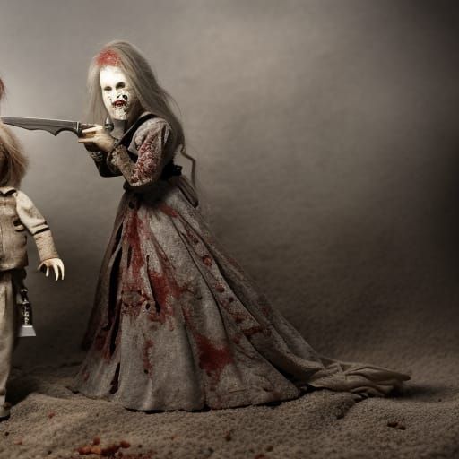 Ultra hyper photo realistic 14th century Victorian dirty por...