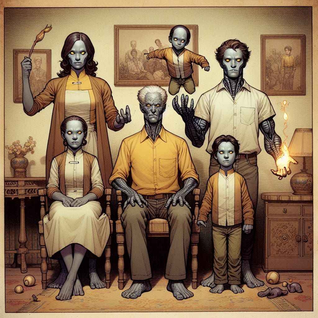 Family Portrait of Mutants