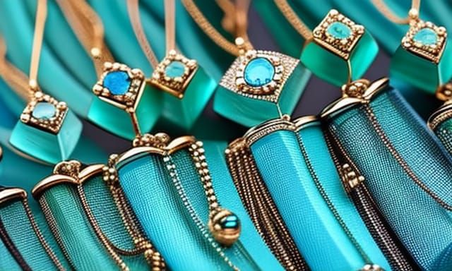 blue, green, turquoise, emerald, topaz, lapis lazuli jewelry...