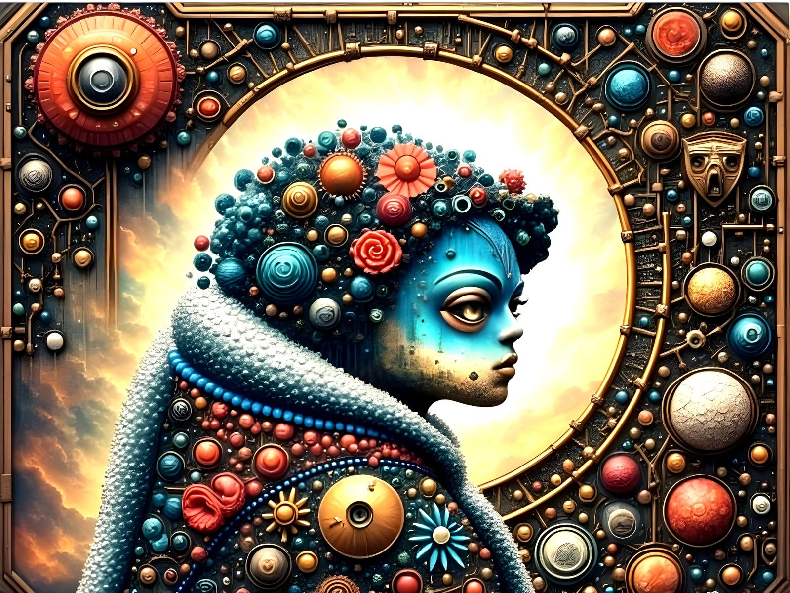 INCOHERENT <lora:Art Nouveau Punk V2:1.0> <lora:Abstract Reality:1.0>  by @constance