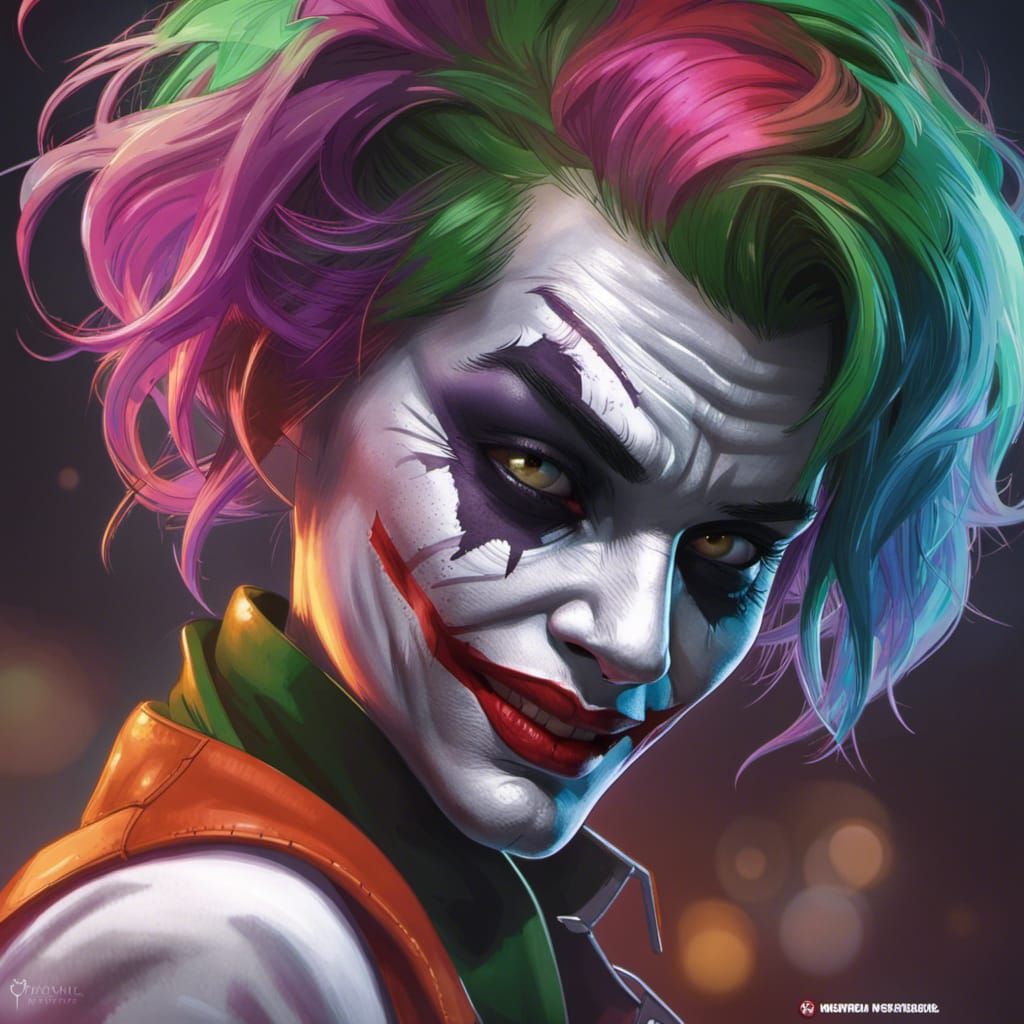 Neo Joker - AI Generated Artwork - NightCafe Creator