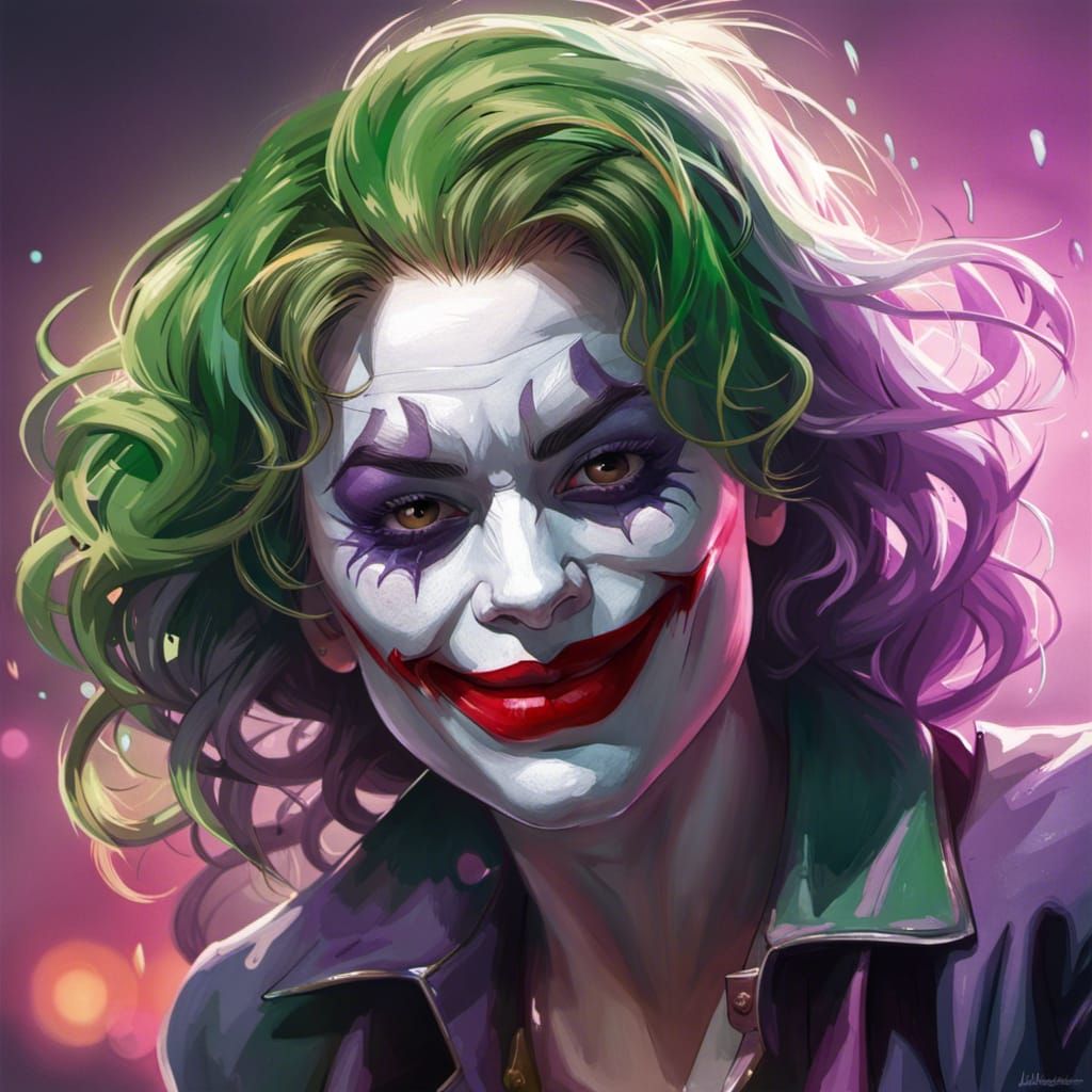 Neo Joker - AI Generated Artwork - NightCafe Creator