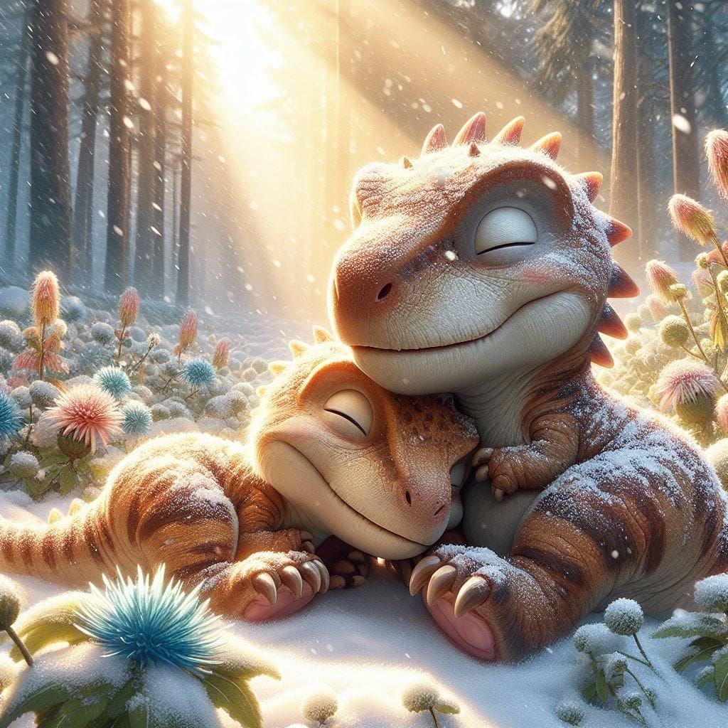 Cuddly Baby T-Rex
