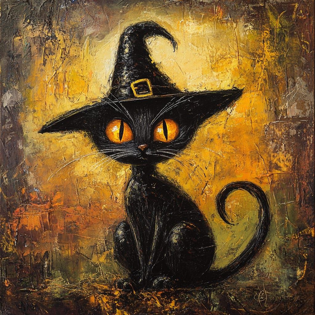 Halloween cat