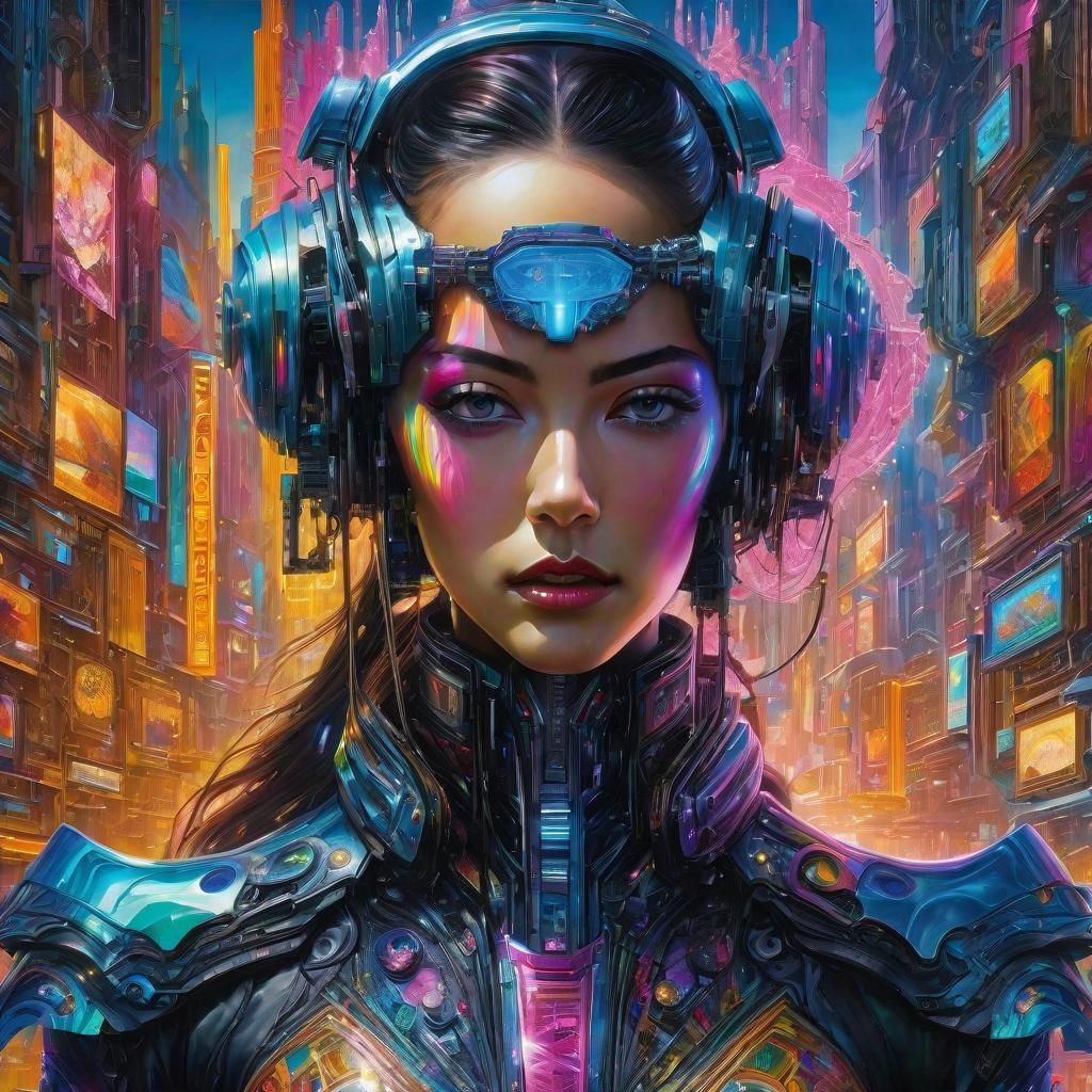 Cyberpunk girl