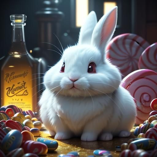 “One pill makes you larger and one pill makes you small”. White Rabbit