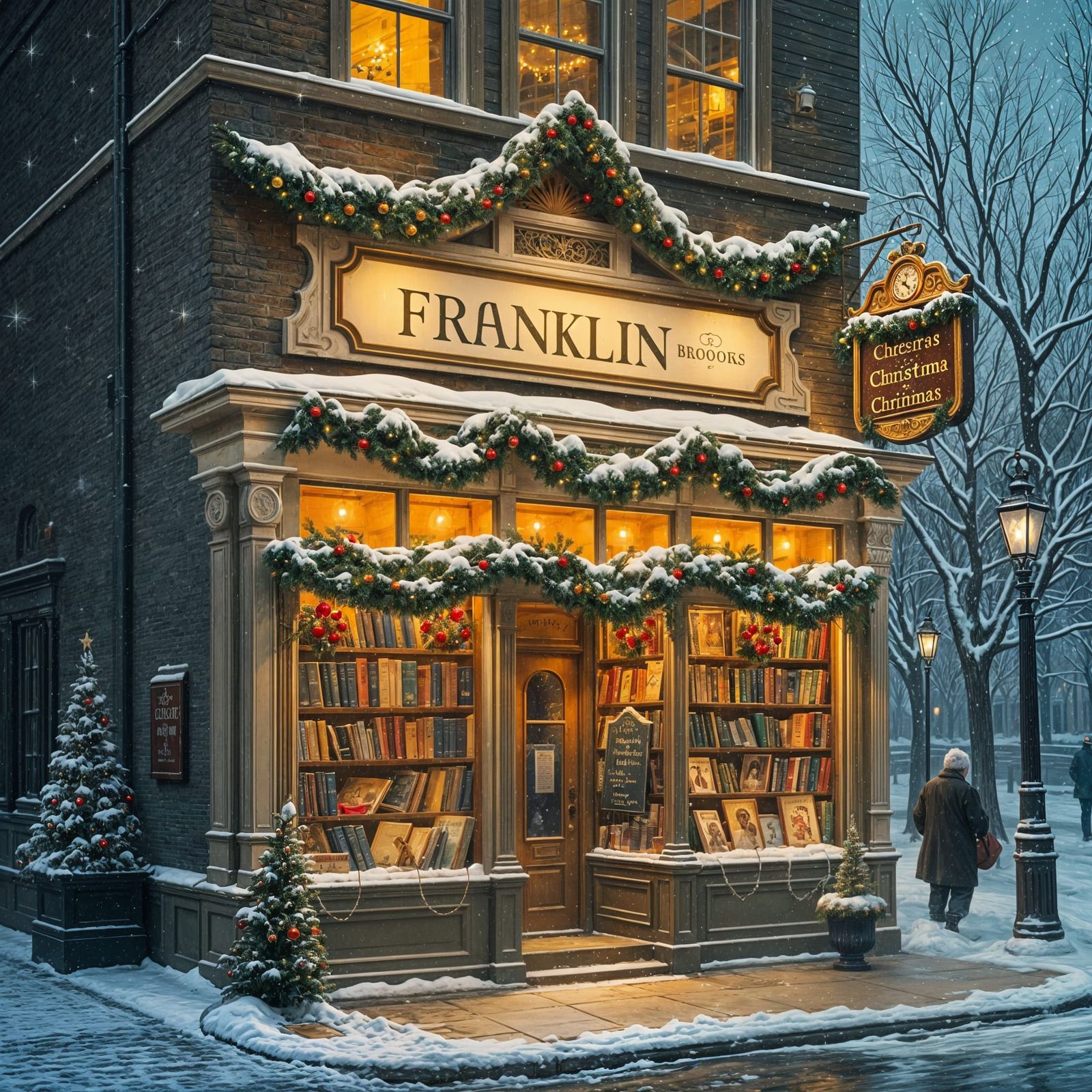 Franklin’s Bookstore   by @Pulp_History 
