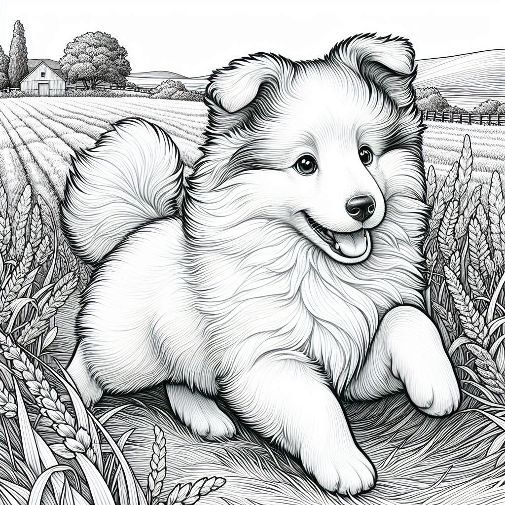 Cute collie